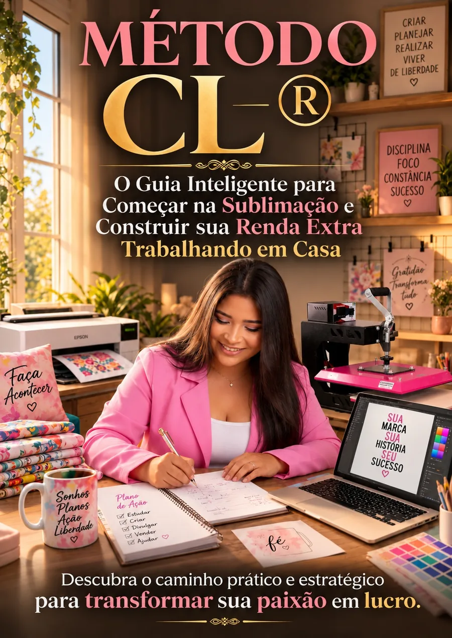 Capa do e-book: O Guia Inteligente para Começar na Sublimação